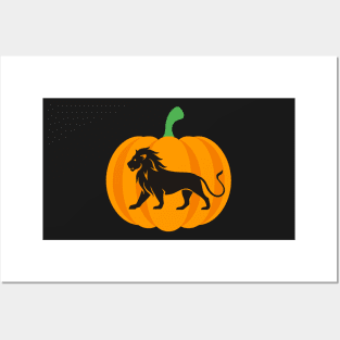 Halloween Jack O Lantern Leo Zodiac Sign Posters and Art